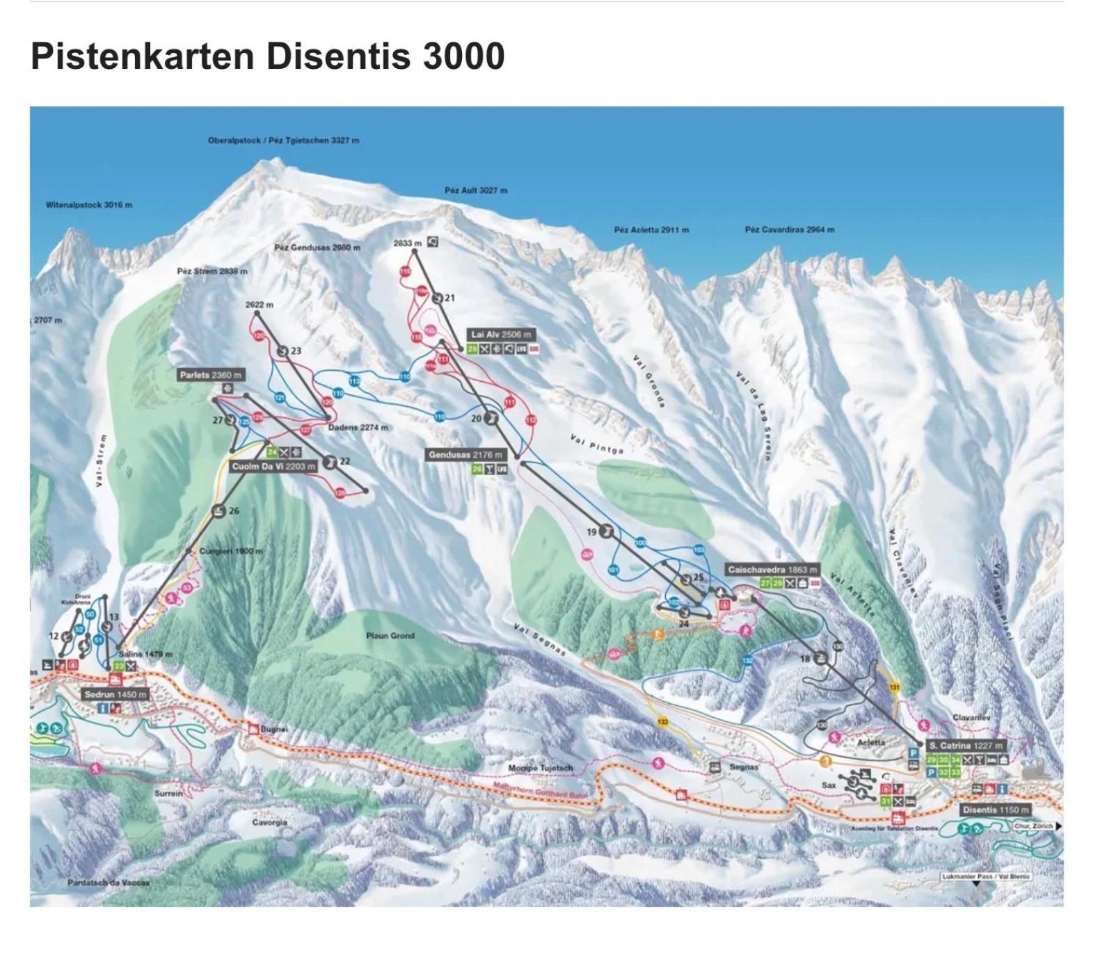 Apartment In Disentis Exteriér fotografie